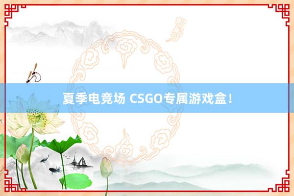 夏季电竞场 CSGO专属游戏盒！